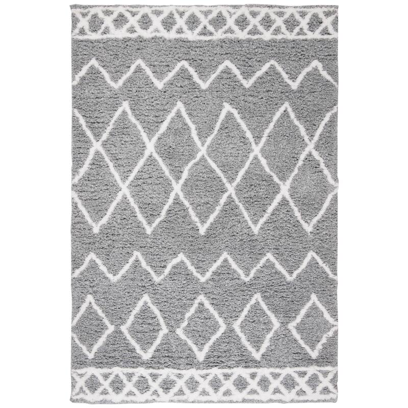 SAFAVIEH Handmade Klavdija Shag Gaylene Polyester Rug