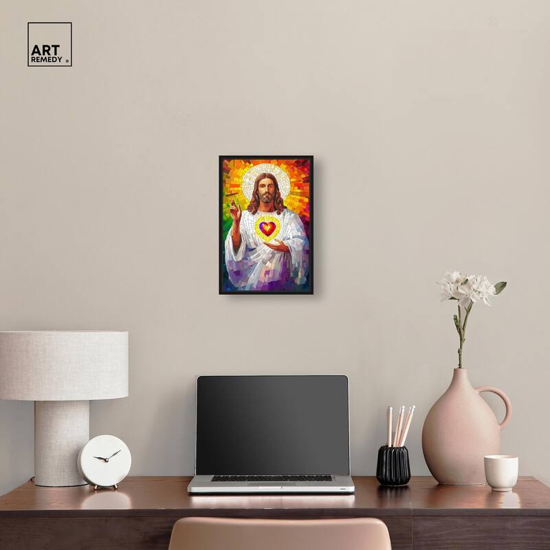 Blocks of Benediction I Canvas by Art Remedy
