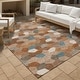 preview thumbnail 16 of 145, Machine Washable Indoor/ Outdoor Modern Loyd Chantille Rug Paprika - 10' x 14'