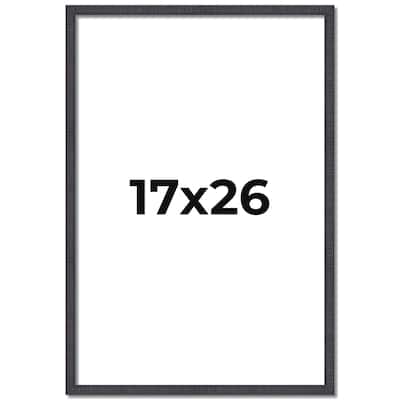 17x26 Frame Brown Solid Wood Picture Frame - Complete Modern Photo