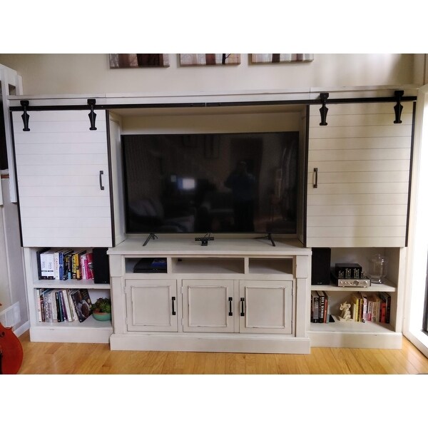 FARMHOUSE WHITE PIECE ENTERTAINMENT CENTER | centenariocat.upeu.edu.pe