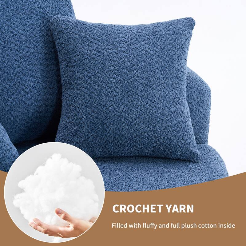 Single Seat Full Sponge Compression Swivel Chair Single Sofa