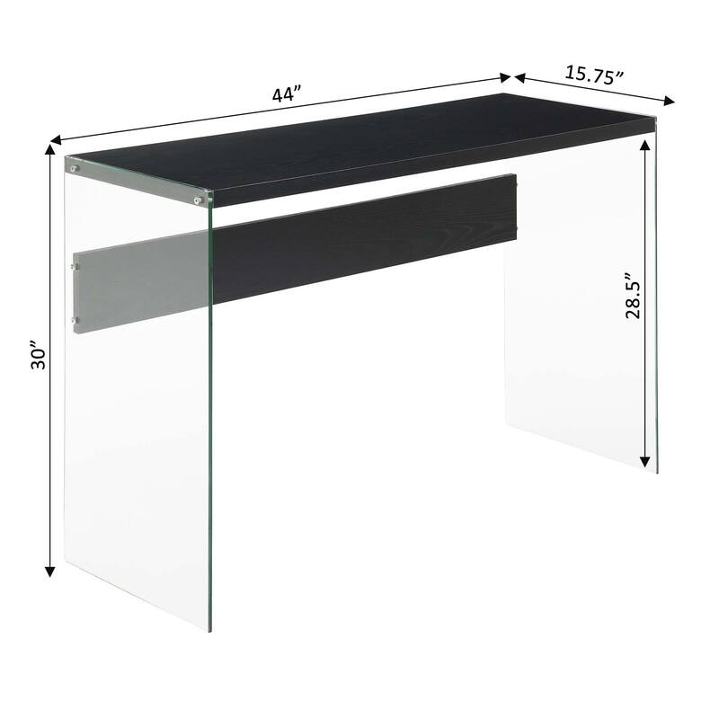 Convenience Concepts SoHo Glass Console Table/Desk
