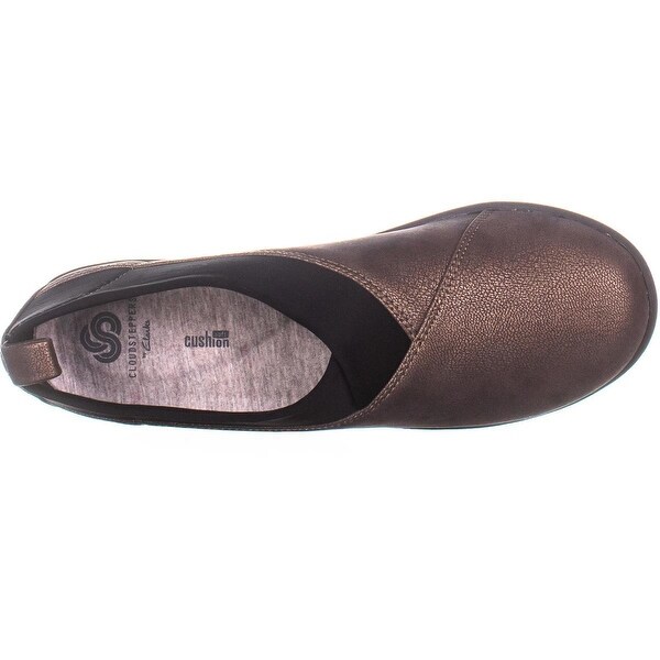 clarks metallic shoes