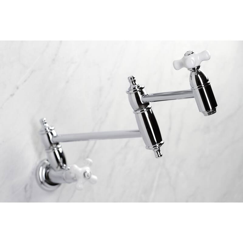 Kingston Brass Restoration Wall Mounted Pot Filler Faucet