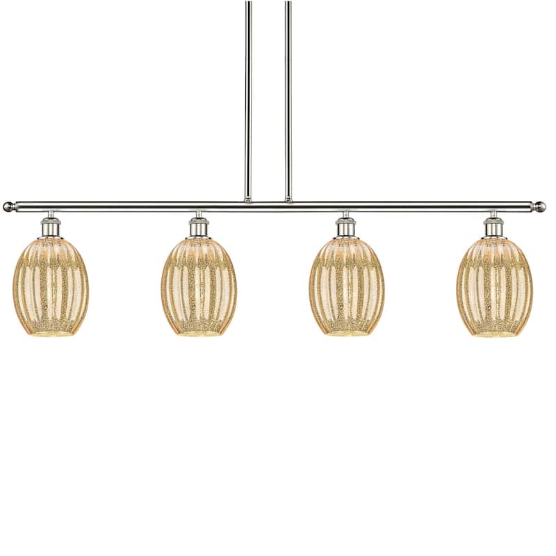 Innovations Lighting 516-4I-12-48 Preston Linear Preston 4 Light 48" - Polished Nickel / Mercury