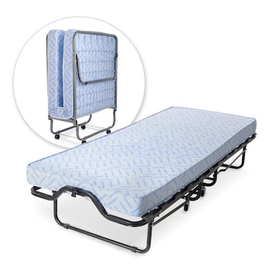 Milliard Medium Firm Foam Mattress and Rollaway Folding Cot