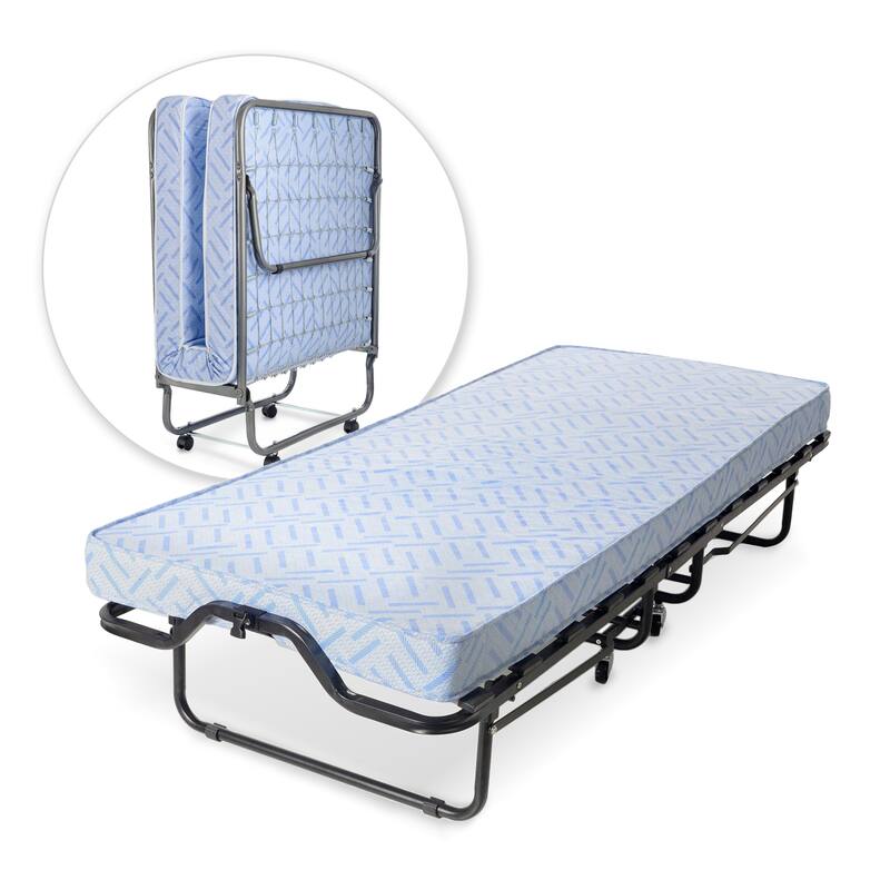 Milliard Medium Firm Foam Mattress and Rollaway Folding Cot