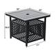 Outdoor Adjustable Cushioned Metal Patio Recliner Lounge Chair