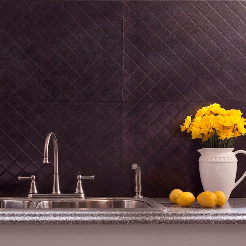 FASÄDE Quilted Decorative Vinyl Backsplash Panel