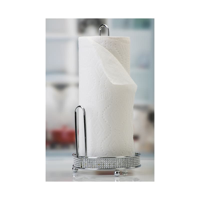 Kitchen Details Chrome Paper Towel Holder - 6.3" x 6.1" x 12.99"
