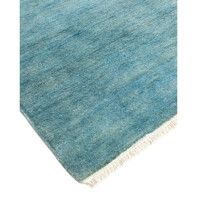 Vibrance, One-of-a-Kind Hand-Knotted Area Rug - Gray, 12' 0" x 15' 2" - 12' 0" x 15' 2"
