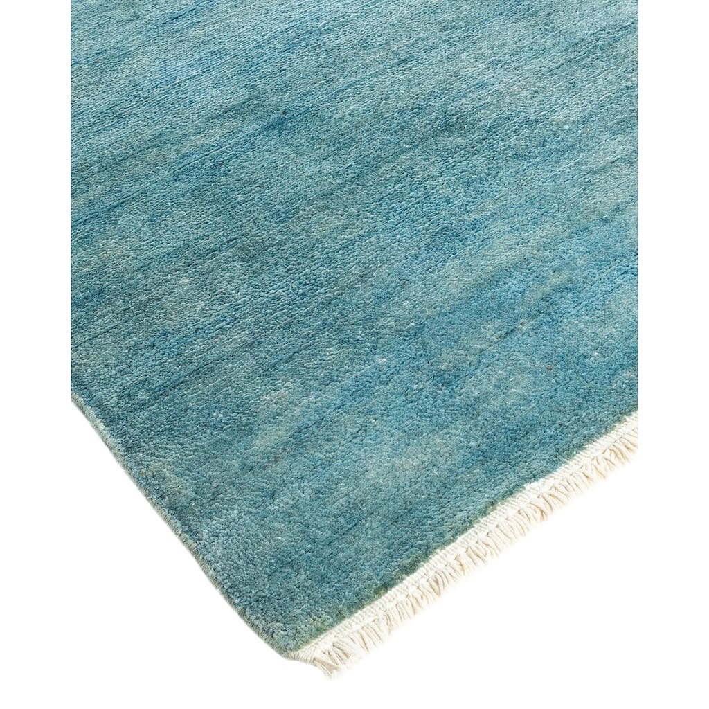 Vibrance, One-of-a-Kind Hand-Knotted Area Rug - Gray, 12' 0" x 15' 2" - 12' 0" x 15' 2"
