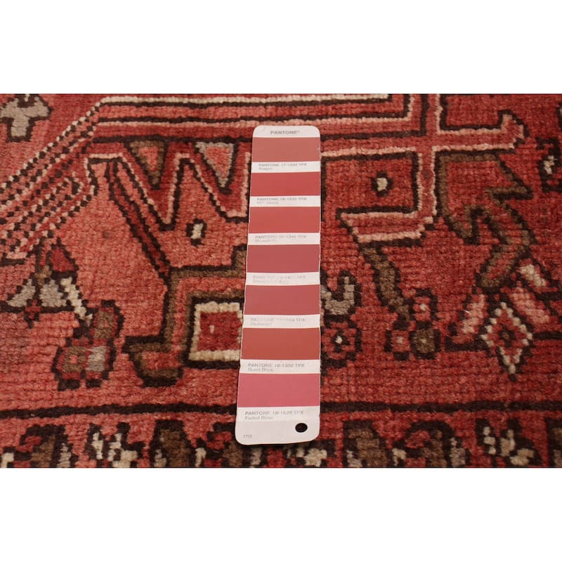 ECARPETGALLERY Hand-knotted Sarabi Red Wool Rug - 7'9 x 11'6