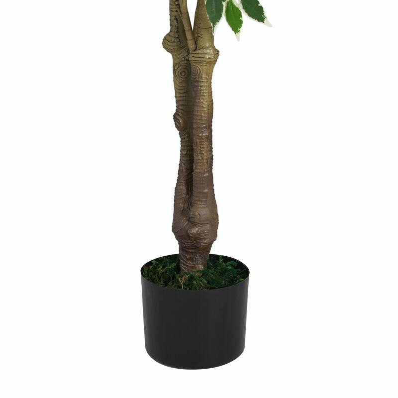 69" Artificial Ficus Tree with Decorative Pot