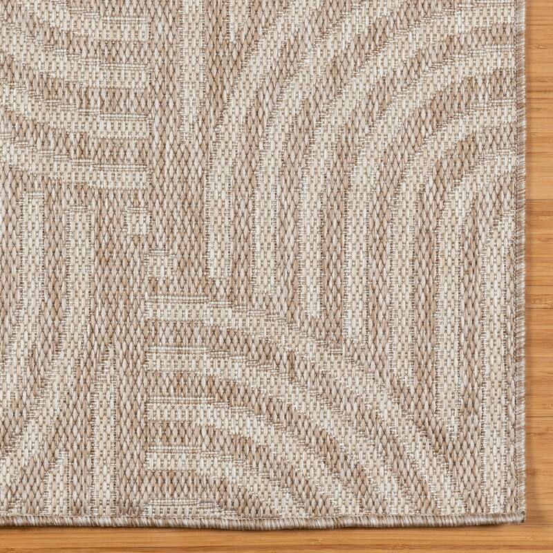 Tropea Mika All Weather Flatweave Indoor Outdoor Area Rug Modern Geometric Polypropylene