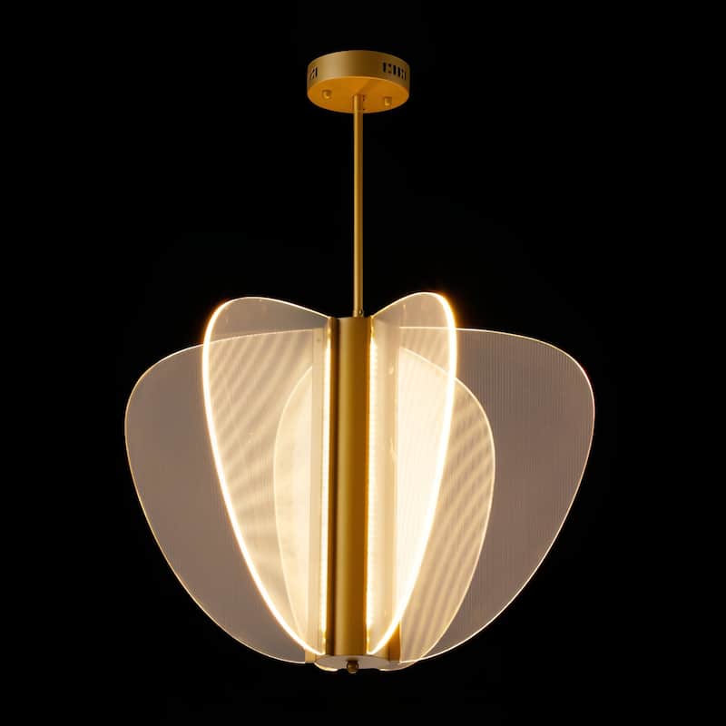 Acrylic LED Panel Butterfly Chandelier - High end Luxury Lamp