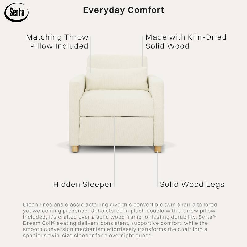 Serta Christine Convertible Chair