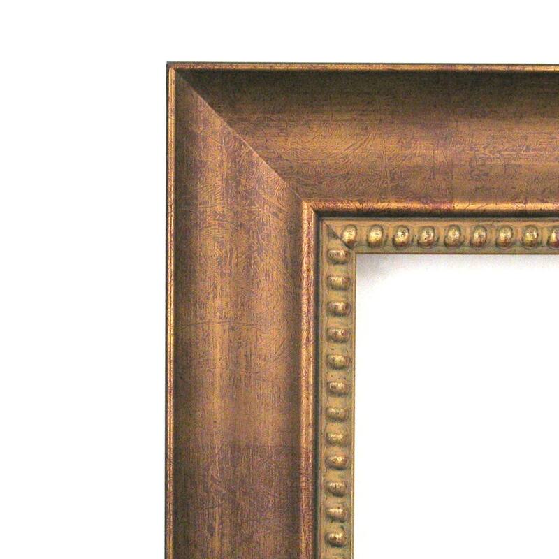 Manhattan Bronze Narrow Wood Framed Natural Corkboard Bulletin Board