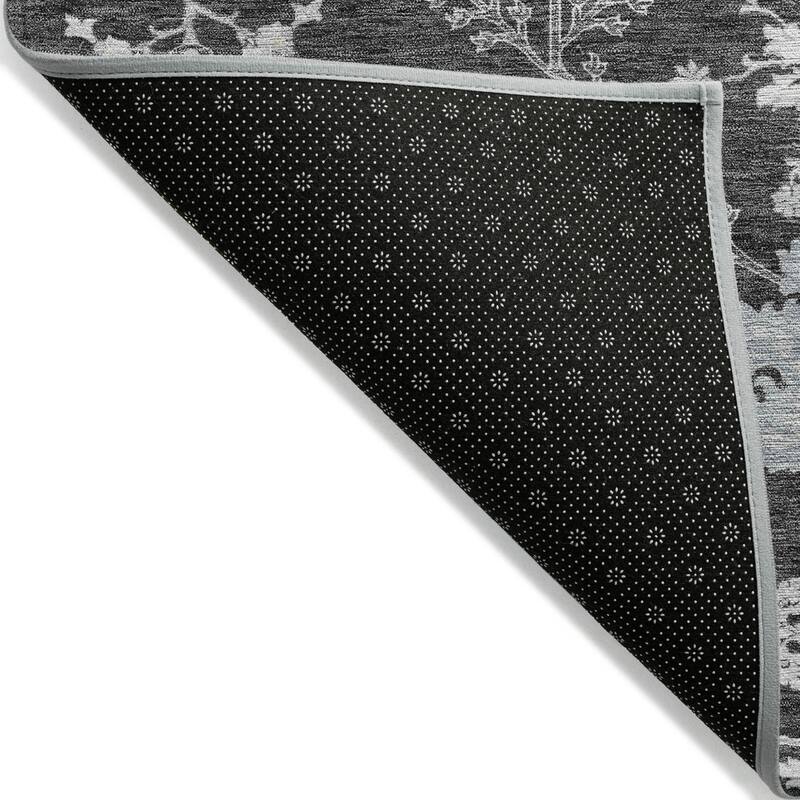 HomeRoots Floral Transitional Rectangle Outdoor Rug