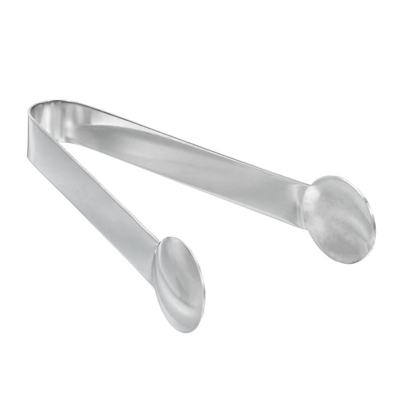 Serving Tongs, 1pcs 5.5 Inch Stainless Steel Ice Tongs, Mini Sugar Tongs - Silver