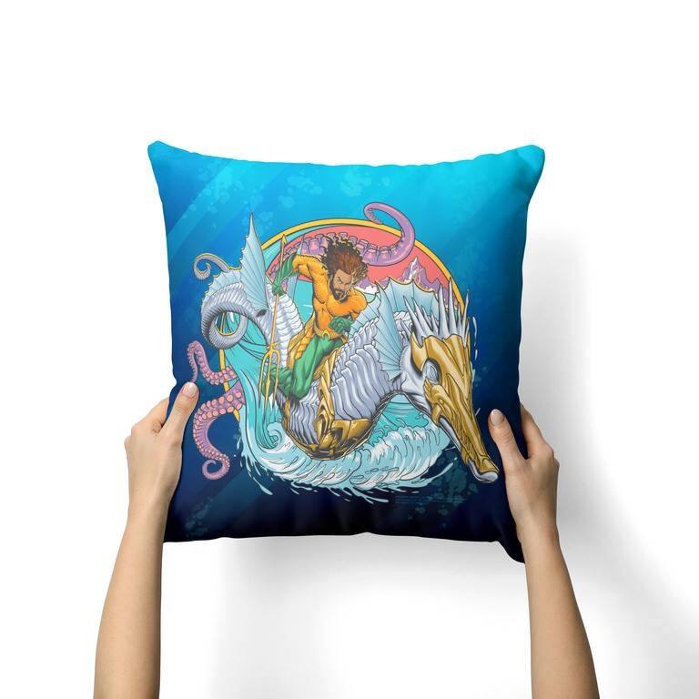 Warner Brothers DC Aquaman 2 18 Inch Throw Pillow