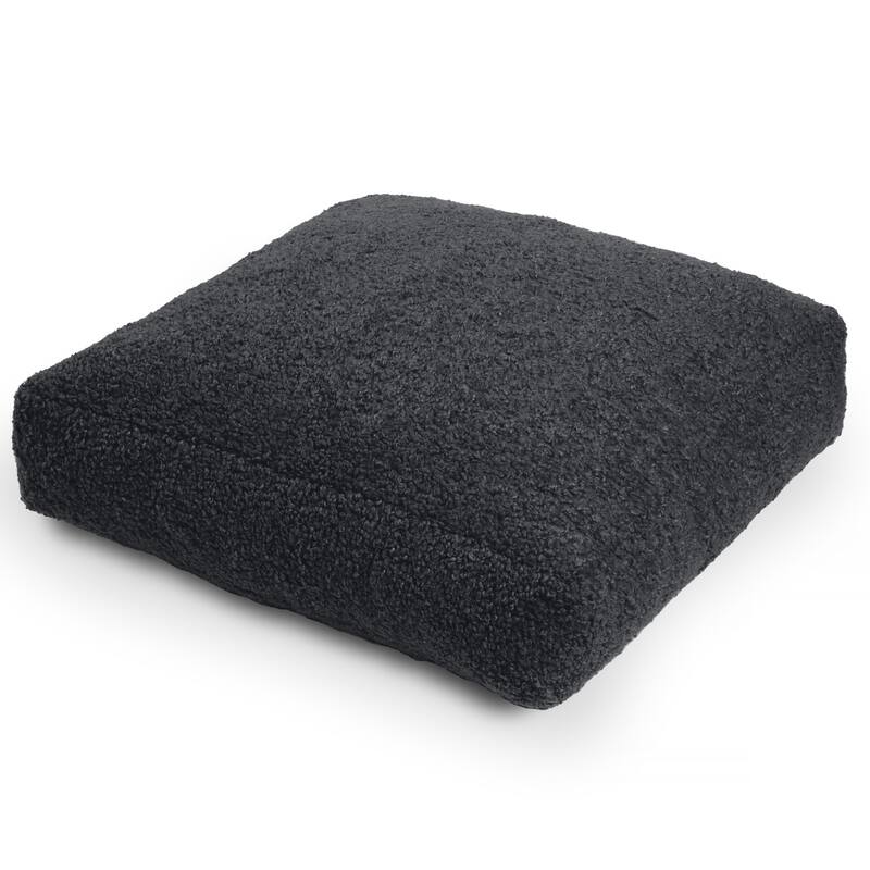 Jaxx Brio Large Decor Floor Pillow / Yoga Cushion, Faux Lamb