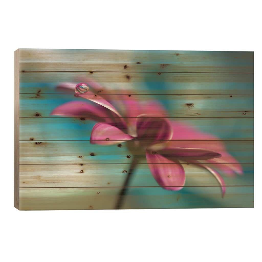 Pattern Drop Print On Wood by Heidi Westum - Multi-Color