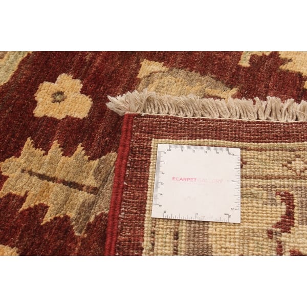 ECARPETGALLERY Hand-knotted Chobi Finest Dark Brown Wool Rug - 2'7 x 9 ...