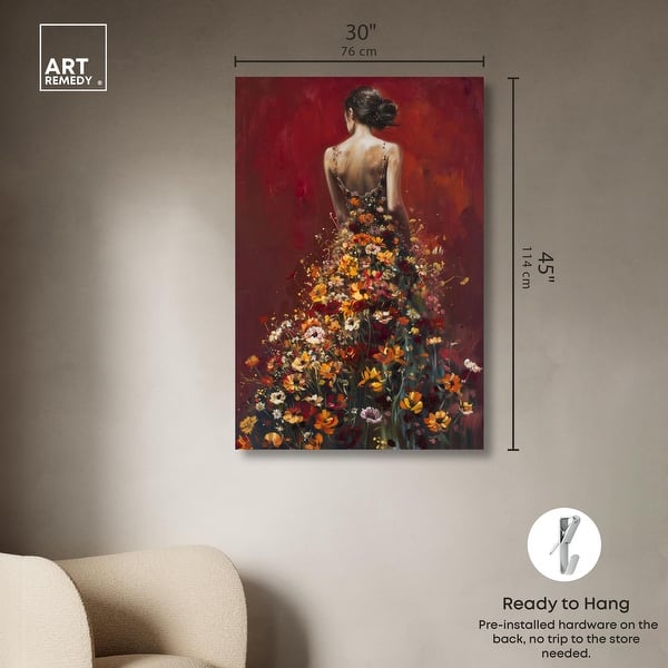 Dress in Fall Bloom Canvas Inspiring Women Protraits by Art Remedy, Gallery Wrapped - Bed Bath & Beyond - 41783359 Dress in Fall Bloom Canvas Inspiring Women Protraits by Art Remedy, Gallery Wrapped - Bed Bath & Beyond - 41783359