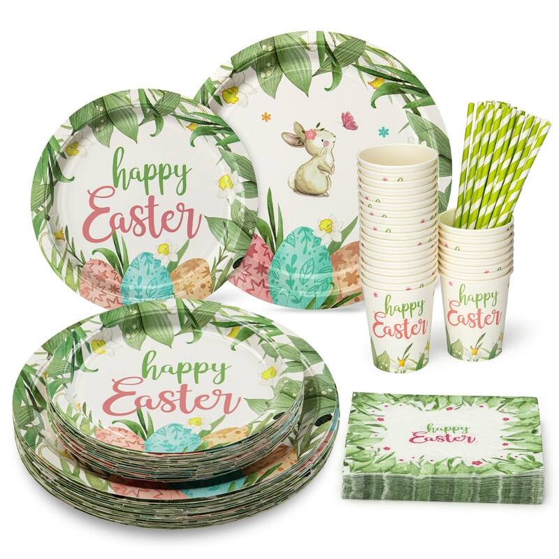 125Pcs Easter Party Supplies