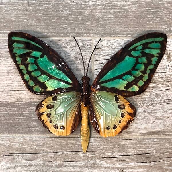 Shop Handmade Aqua And Gold Butterfly Wall Decor Philippines