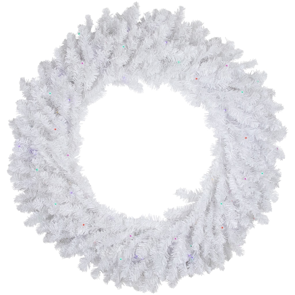 Pine B/O LED Artificial Christmas Wreath - 36", Multicolor Lights