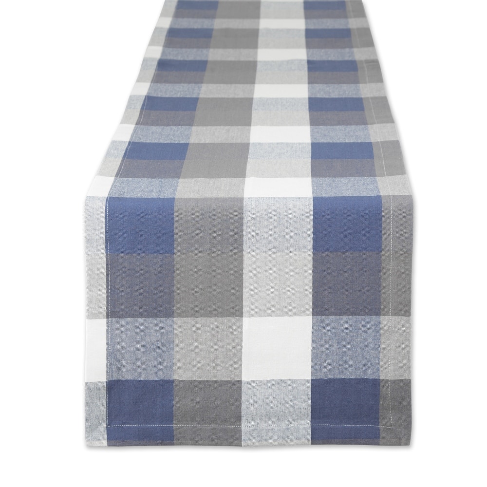 DII Tri Color Check Table Runner