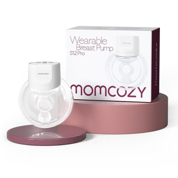 Momcozy S12 Pro Electric Hands Free Breast Pumps 24mm - White