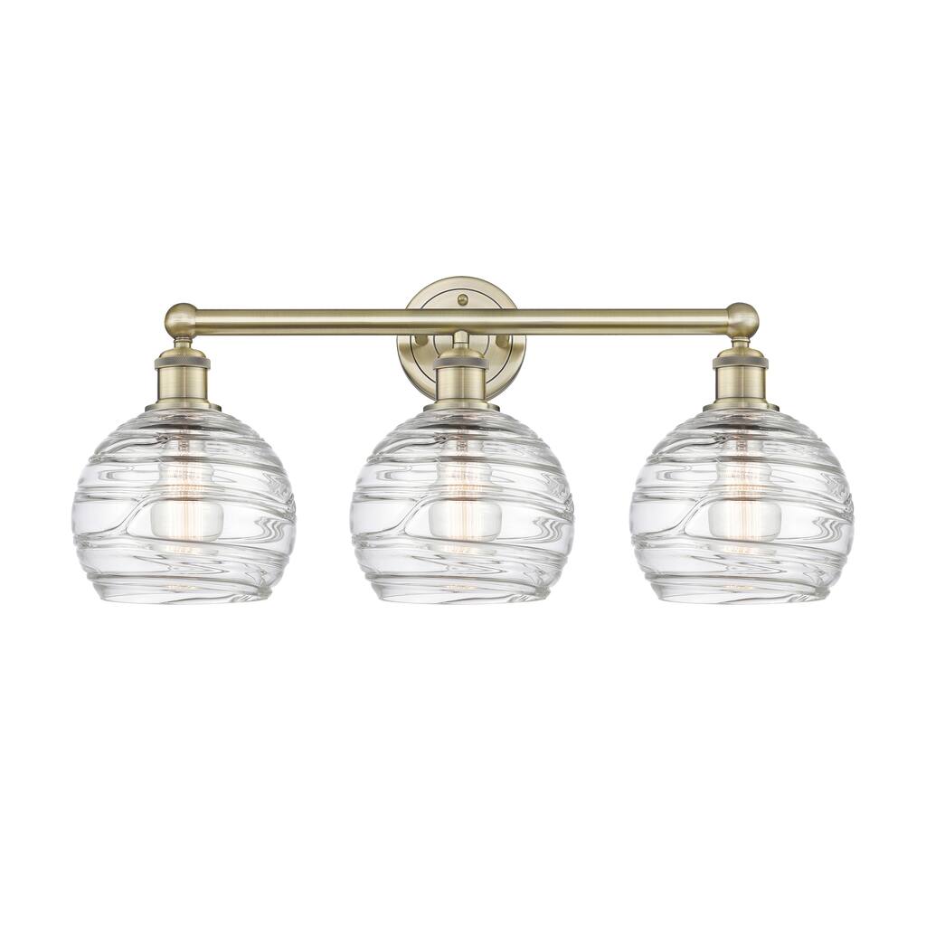 Innovations Lighting Athens Deco Swirl - 3 Light 26" Bath Vanity Light.