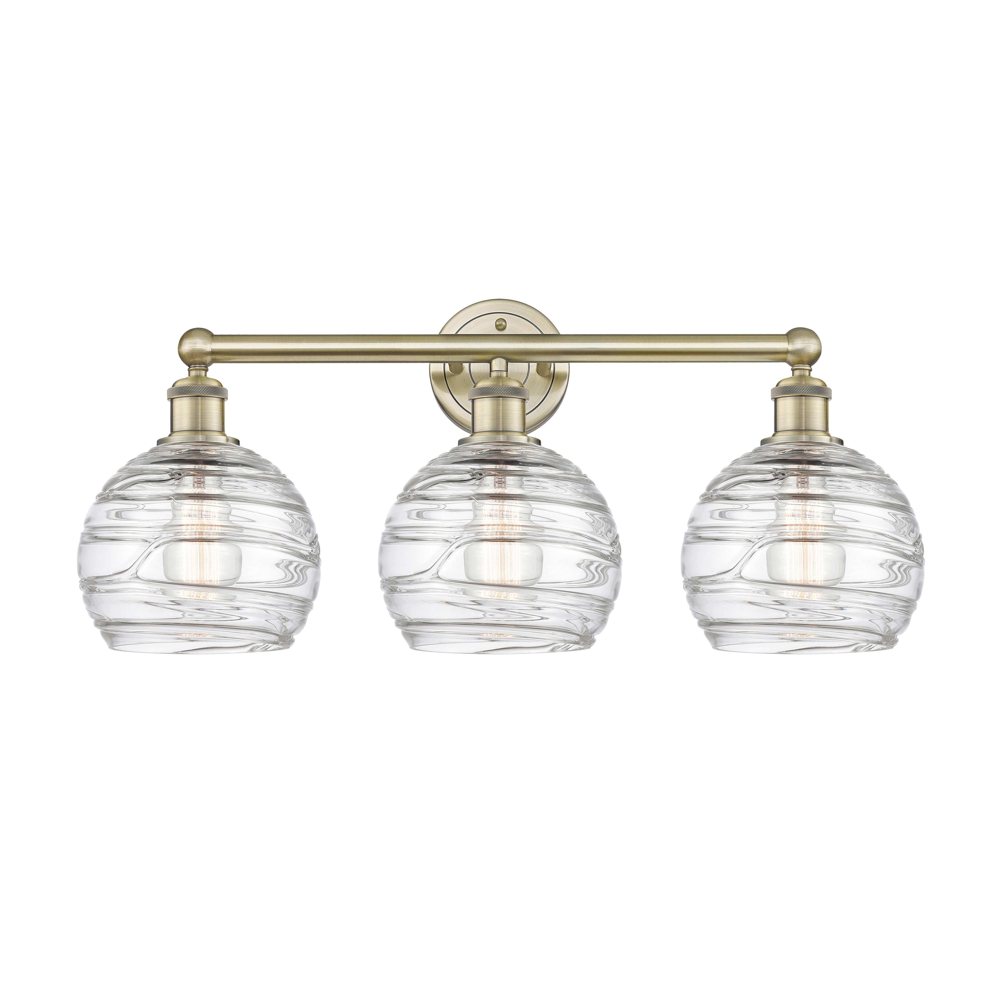 Innovations Lighting Athens Deco Swirl - 3 Light 26" Bath Vanity Light.