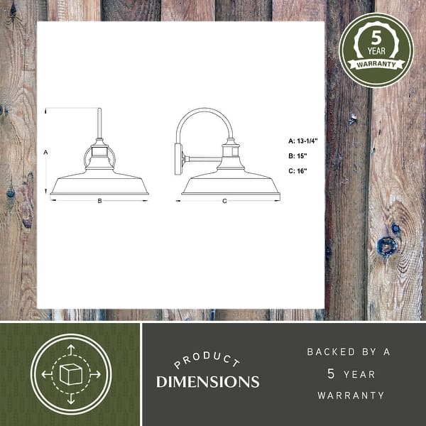 Vaxcel Lighting T0648 Dorado 13" Tall Outdoor Wall Sconce