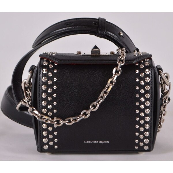 black studded crossbody