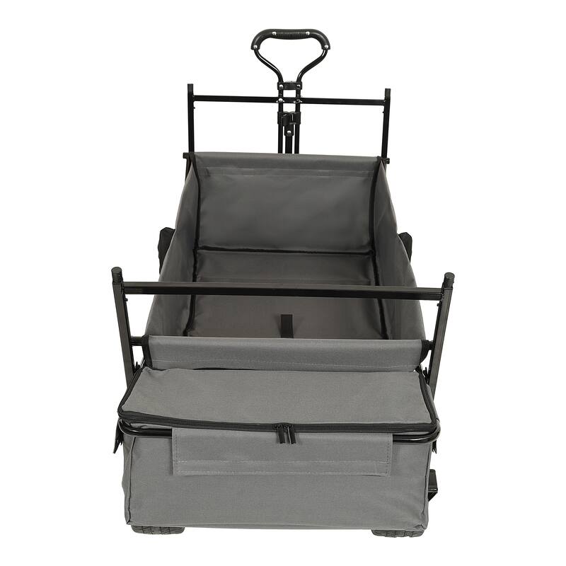 480lb Canopy Wagon with 7" Wheels - Lightweight Foldable for Camping