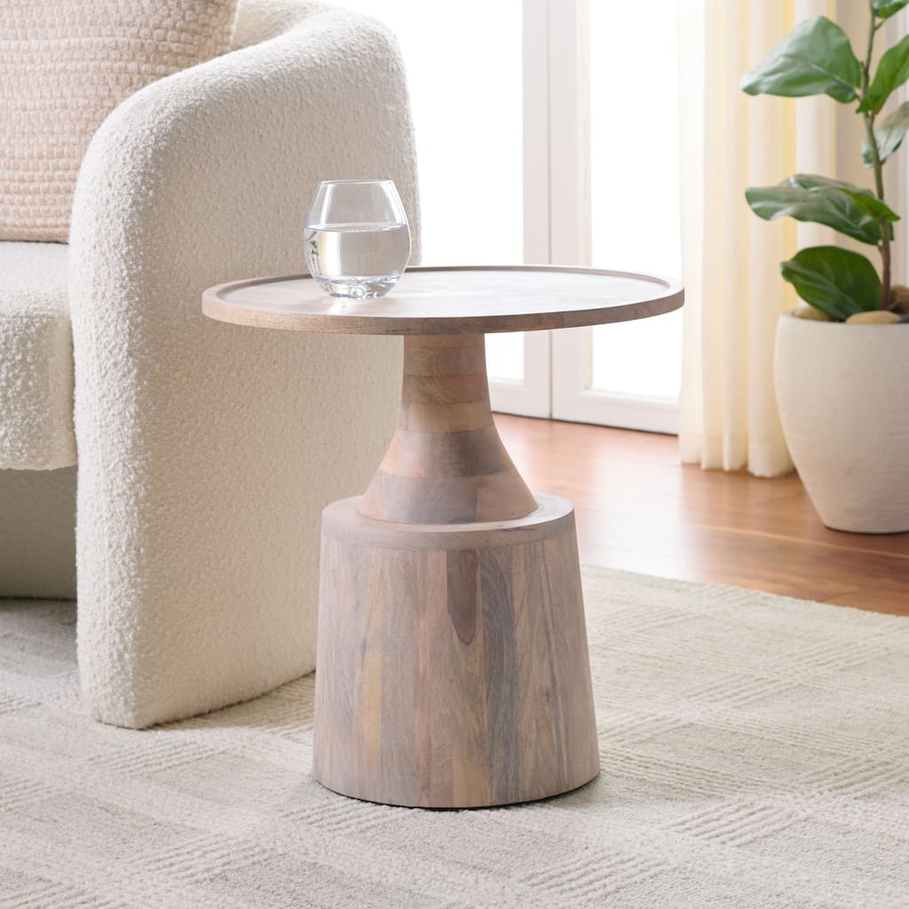 SAFAVIEH Home Javier Round Accent Table - 18"W x 18"D x 18"H