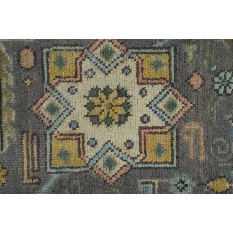 Hand Knotted Oriental 100% Wool Carpet Traditional Floral Coral Tabriz Area Rug - 12' 8'' X 9' 7''