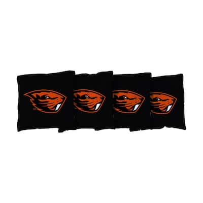 Oregon State OSU Beavers Black Cornhole Bags