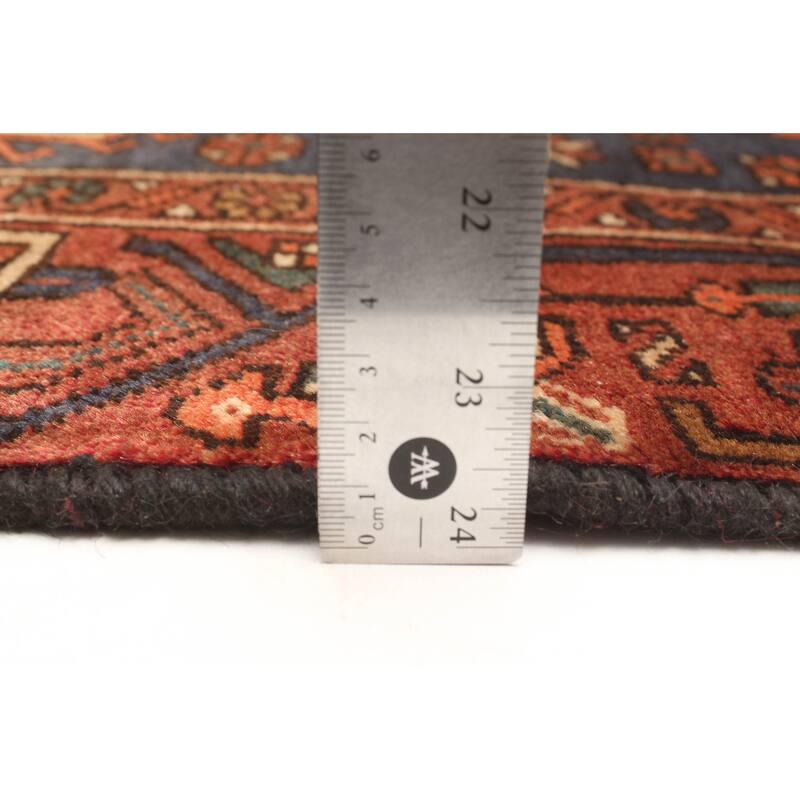 ECARPETGALLERY Hand-knotted Andelz Dark Red Wool Rug - 4'2 x 6'9