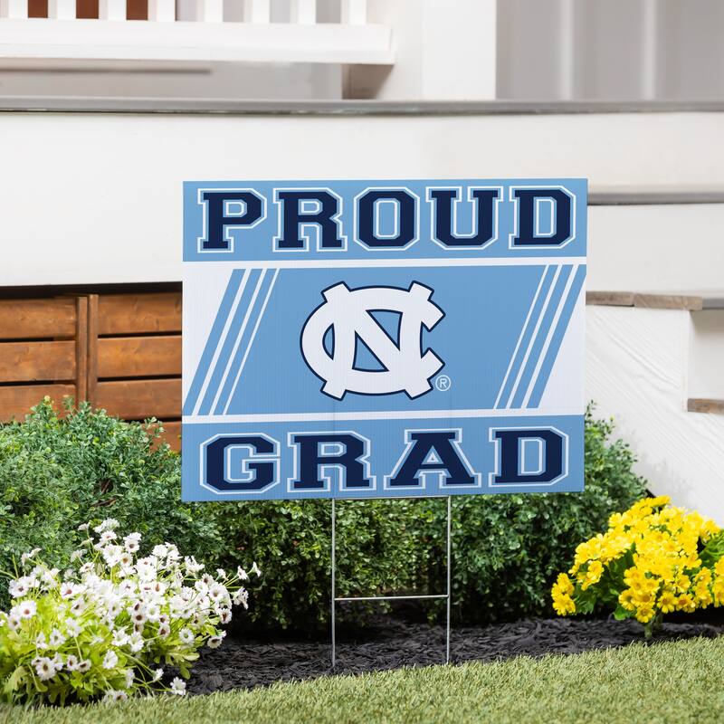 University of North Carolina 24" x 18" Graduation Coroplast Outdoor Yard Sign
