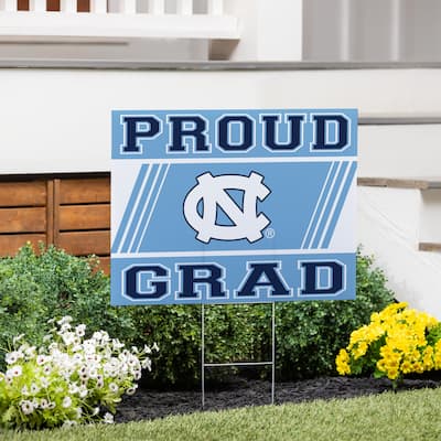 University of North Carolina 24" x 18" Graduation Coroplast Outdoor Yard Sign