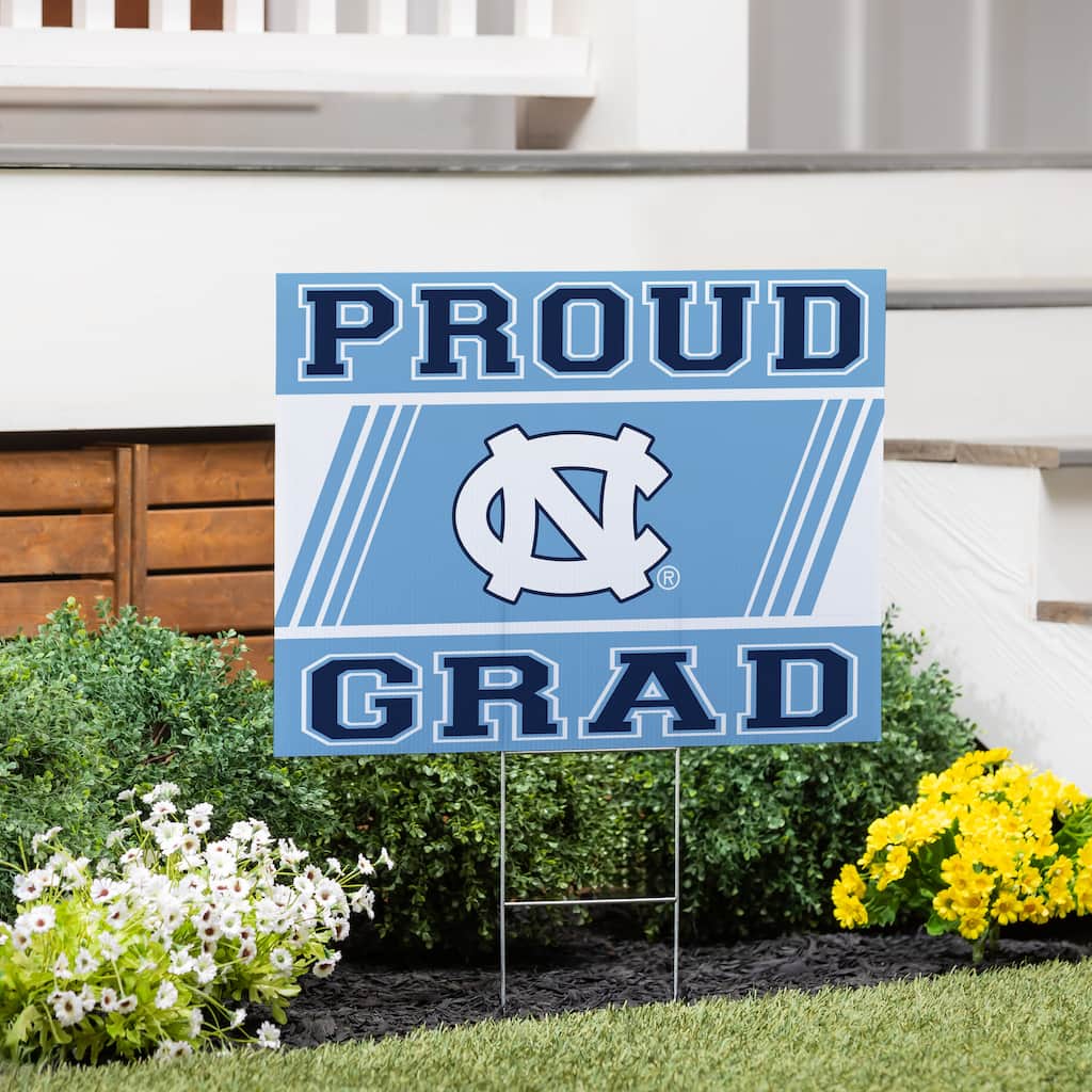 University of North Carolina 24" x 18" Graduation Coroplast Outdoor Yard Sign