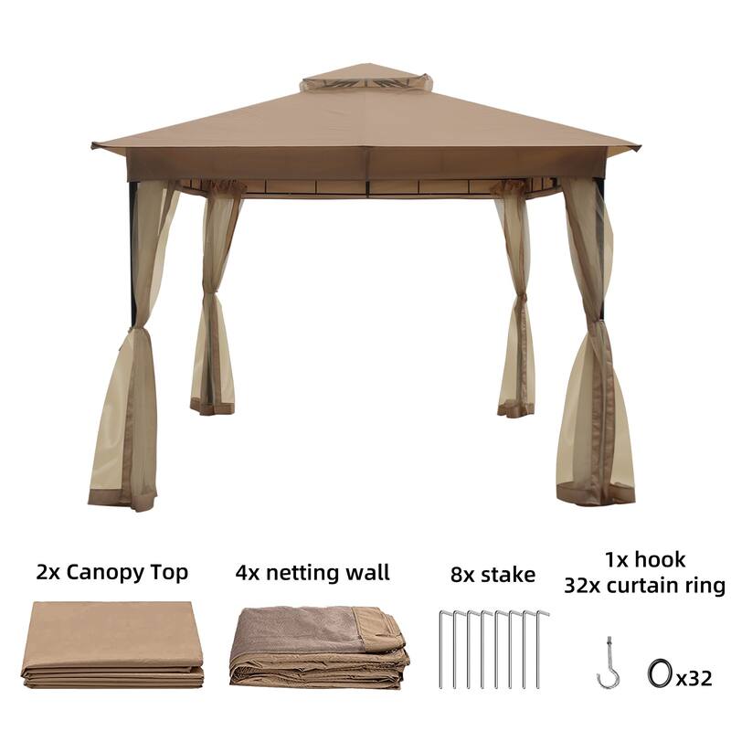 Outdoor terrace pavilion