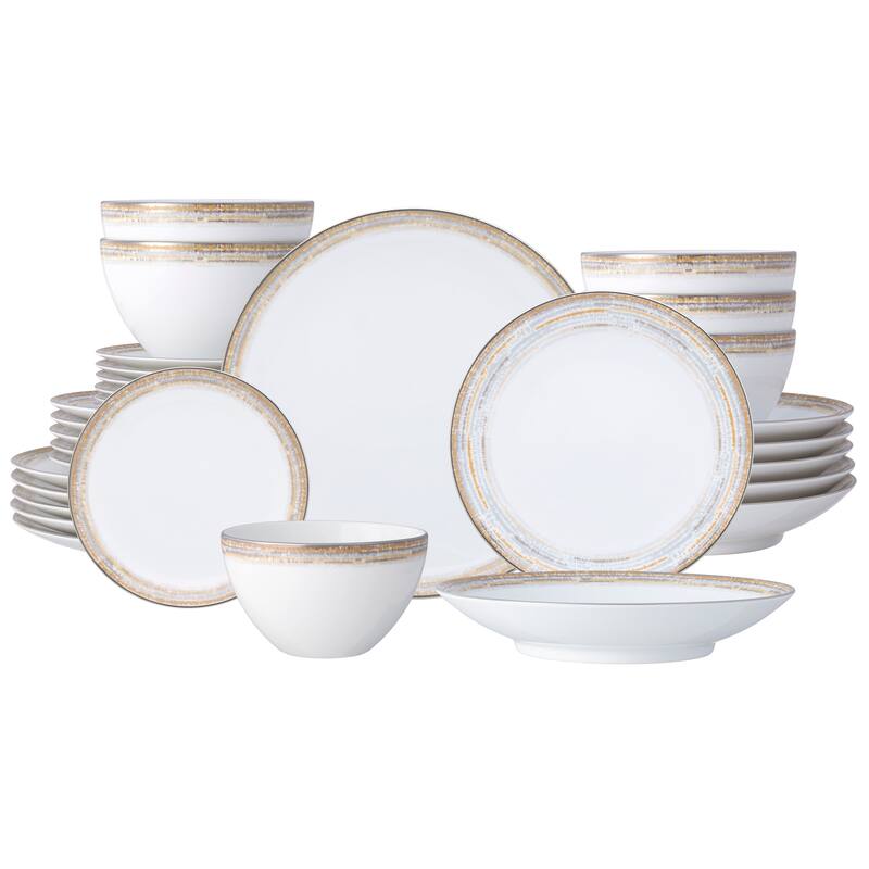 Raylan 30-Piece Dinnerware Set, Service for 6