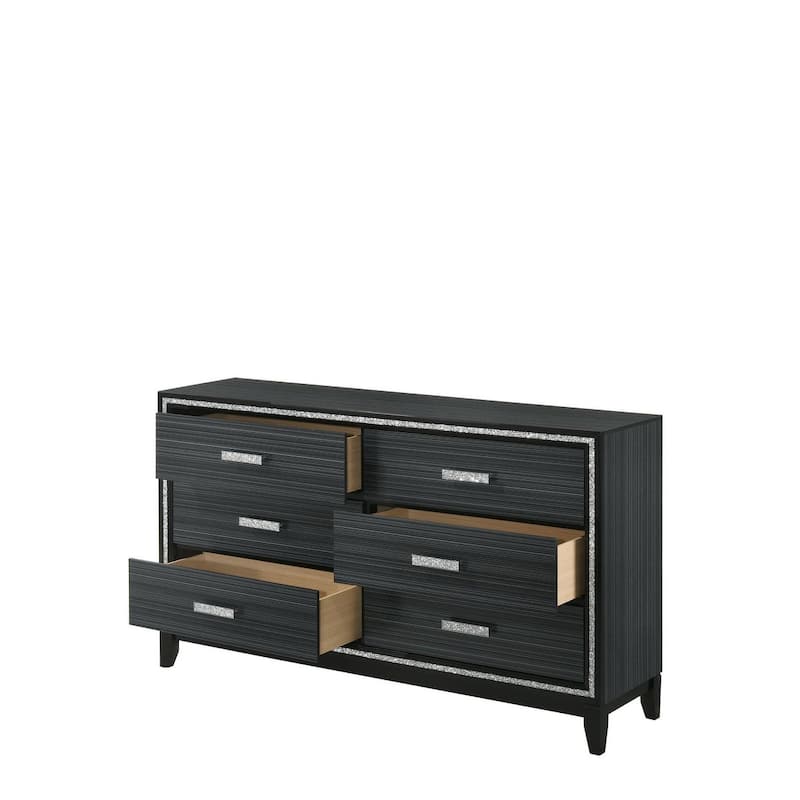 Haiden Dresser, Weathered Black Finish
